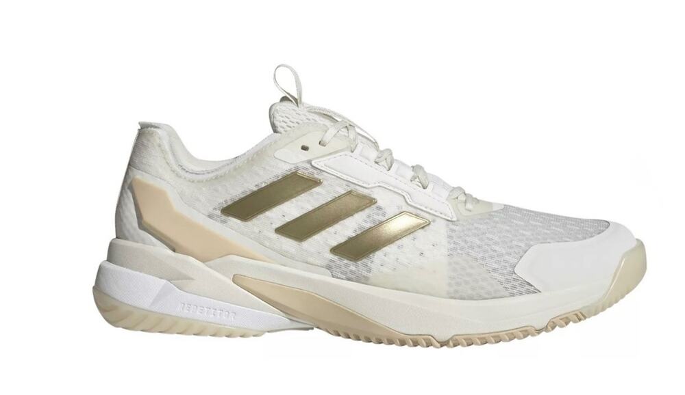 adidas Crazyflight 6 Mid Indoor Women's 10 Off White Gold HQ4686 New